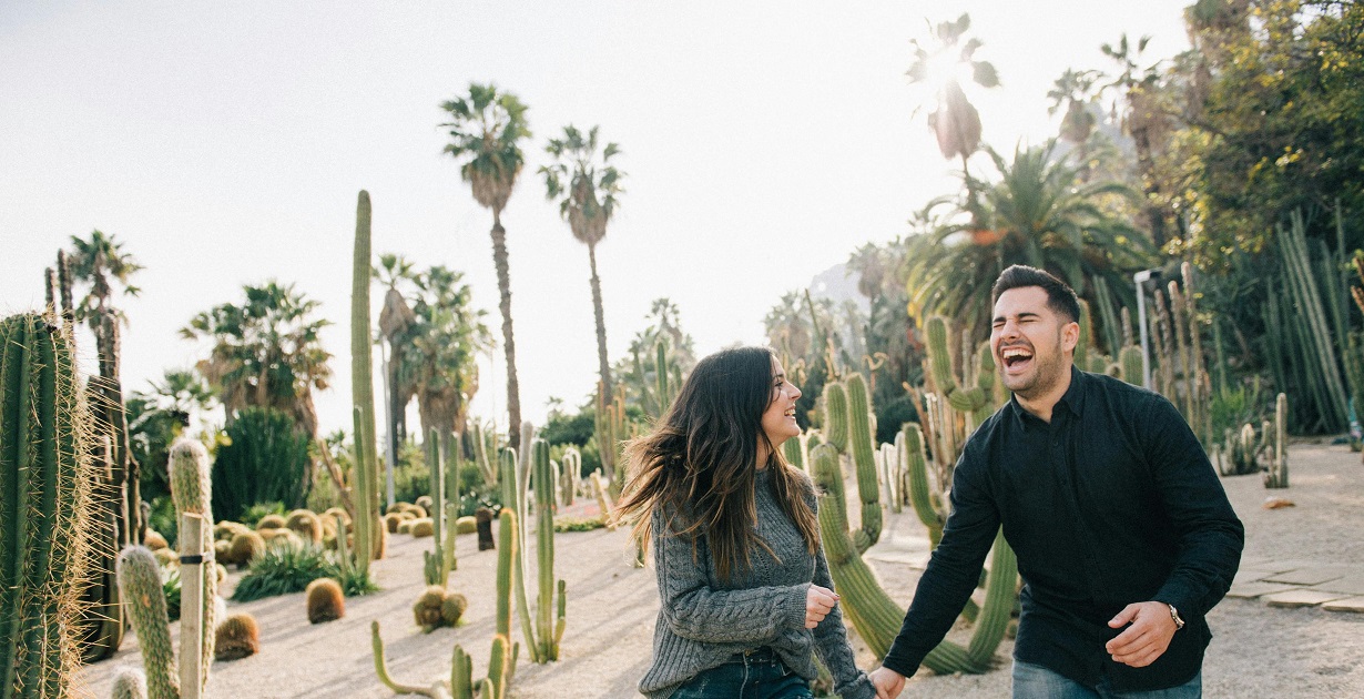 A couple enjoying humor in relationships